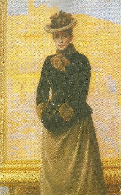 Laurits Tuxen kunstnerens forste hustru ursule de baisieux China oil painting art